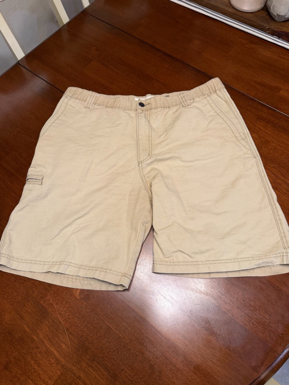 Kahala 1939 Mens Size 36 Cargo Shorts Khaki Casual Cotton Utility Pockets Hawaii